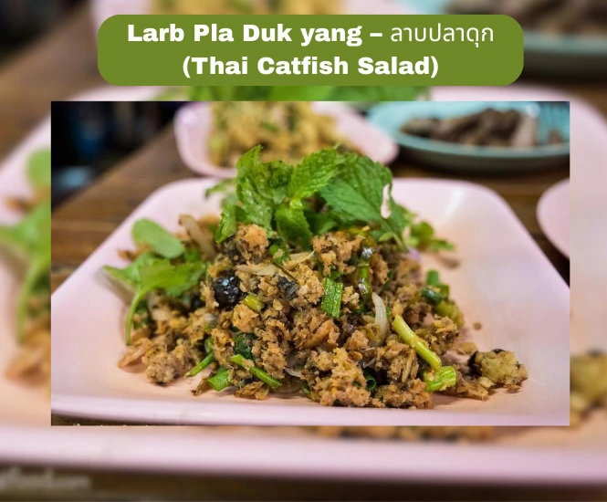 Larb Pla Duk yang